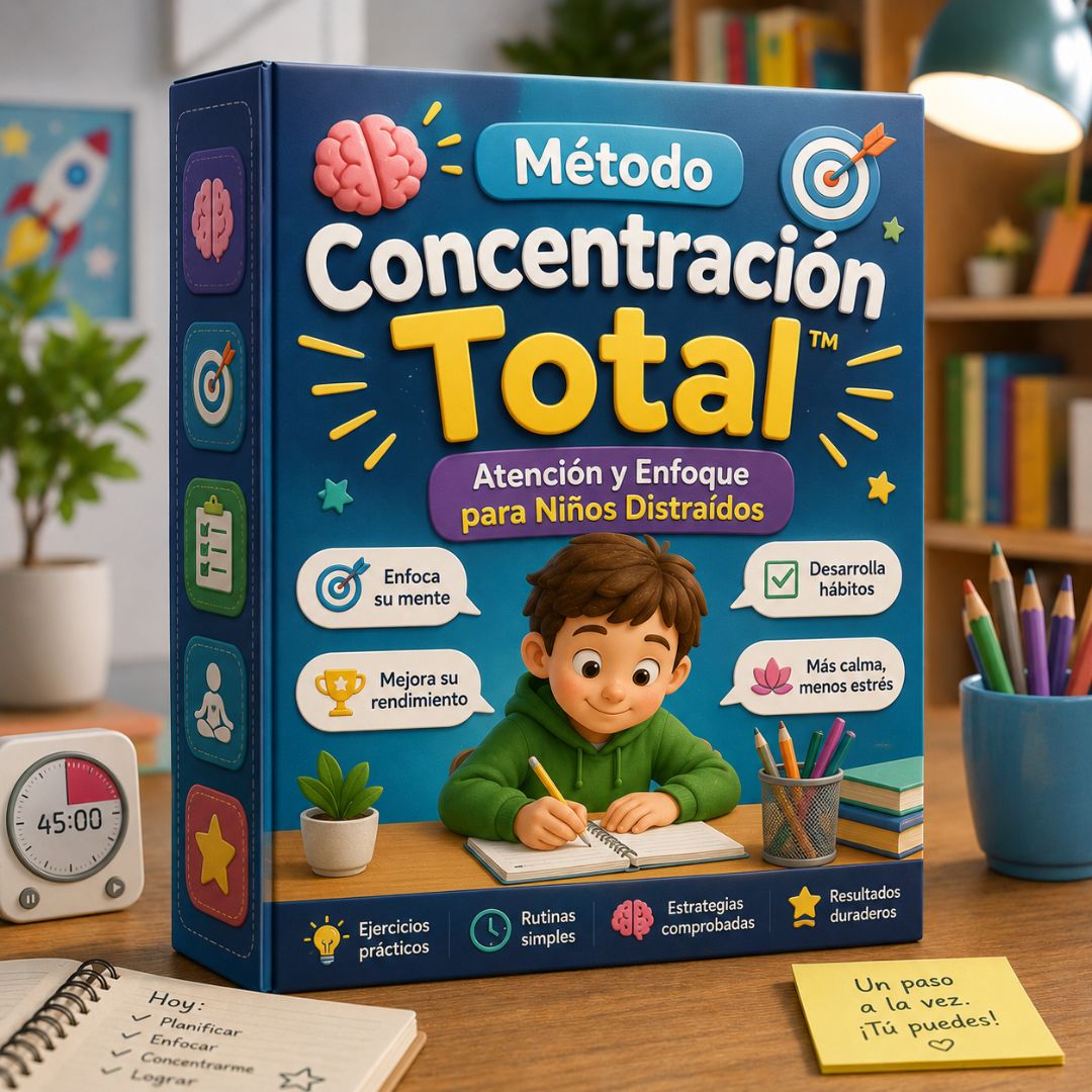 🧠 Método Concentración Total™ — Atención y Enfoque para Niños Distraídos
