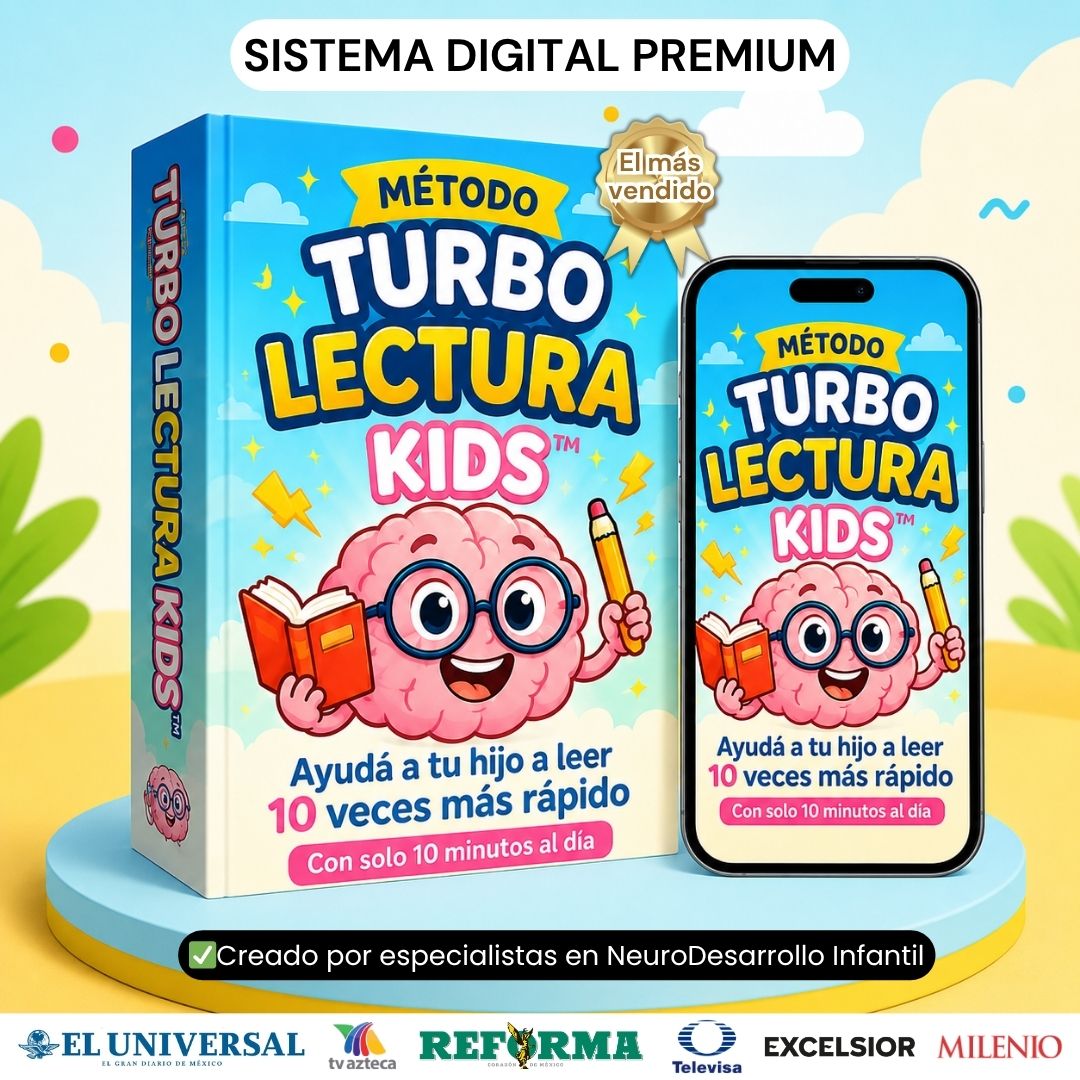 TurboLectura KIDS™ + 10 BONOS PREMIUM🎁
